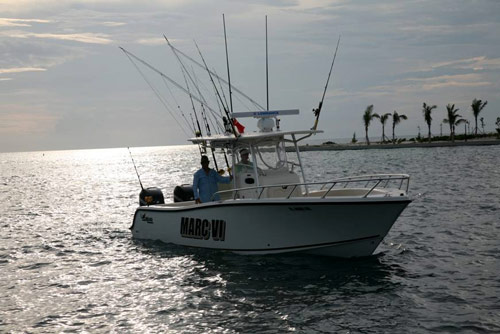 Heading back in after a successful day on the water.