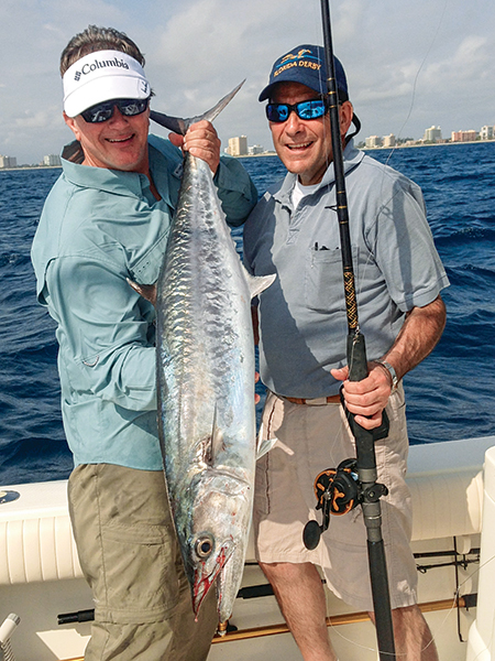 An adjustable wind-on leader lets you bring food fish into gaff range.